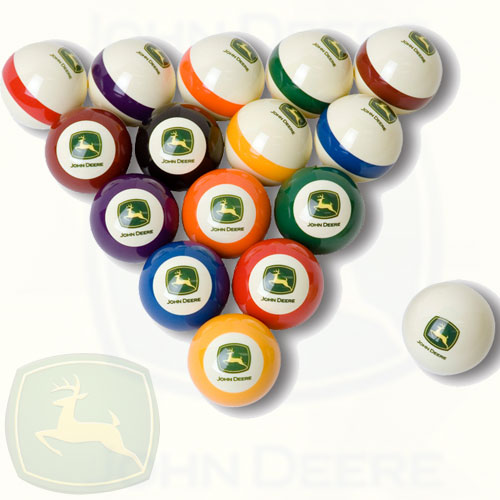 John Deere Pool Balls Set