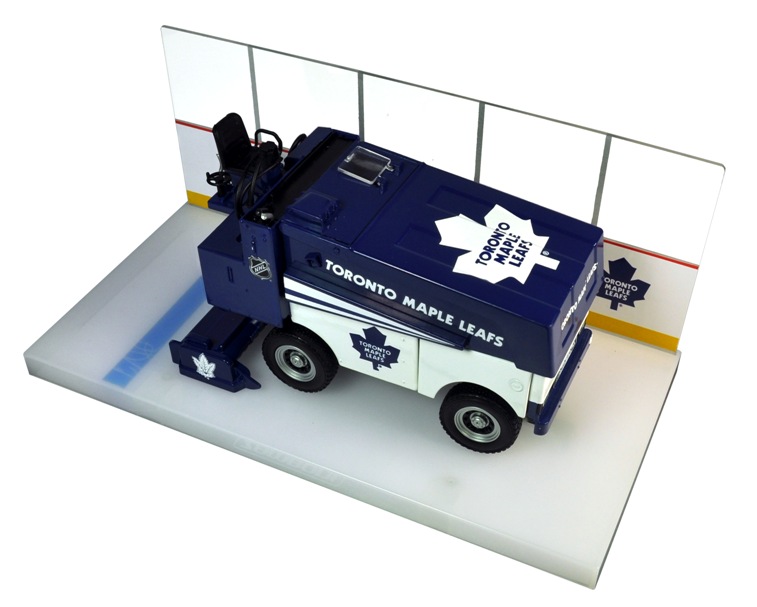 NHL TORONTO MAPLE LEAFS ZAMBONI REPLICA 125 DIE CAST~ BOARDS & ICE 